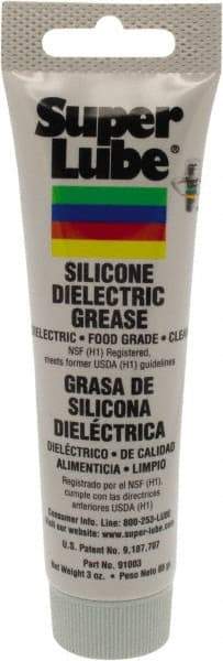 Synco Chemical - 3 oz Tube Silicone General Purpose Grease - Translucent White, Food Grade, 500°F Max Temp, NLGIG 2, - Strong Tooling