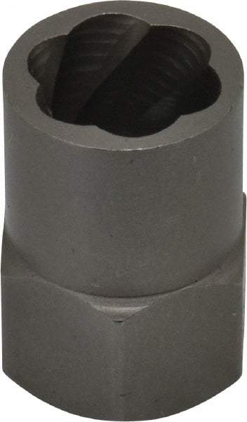 Irwin Hanson - 3/8" Drive Reverse Spiral Flute Hex Bolt Remover - 1/2" Hex, 2" OAL - Strong Tooling