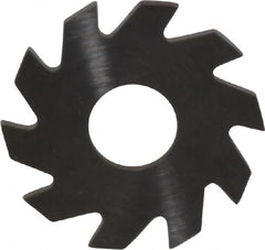 RobbJack - 3/4" Diam x 0.051" Blade Thickness x 1/4" Arbor Hole Diam, 10 Tooth Slitting and Slotting Saw - Arbor Connection, Right Hand, Uncoated, Solid Carbide, Concave Ground - Strong Tooling