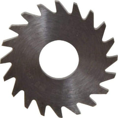 RobbJack - 3/4" Diam x 1/16" Blade Thickness x 1/4" Arbor Hole Diam, 20 Tooth Slitting and Slotting Saw - Arbor Connection, Right Hand, Uncoated, Solid Carbide, Concave Ground - Strong Tooling