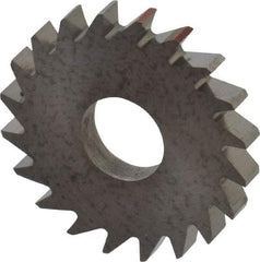 RobbJack - 3/4" Diam x 0.0937" Blade Thickness x 1/4" Arbor Hole Diam, 20 Tooth Slitting and Slotting Saw - Arbor Connection, Right Hand, Uncoated, Solid Carbide, Concave Ground - Strong Tooling