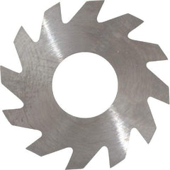 RobbJack - 1" Diam x 0.025" Blade Thickness x 3/8" Arbor Hole Diam, 12 Tooth Slitting and Slotting Saw - Arbor Connection, Right Hand, Uncoated, Solid Carbide, Concave Ground - Strong Tooling