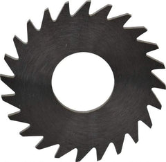 RobbJack - 1" Diam x 0.0468" Blade Thickness x 3/8" Arbor Hole Diam, 24 Tooth Slitting and Slotting Saw - Arbor Connection, Right Hand, Uncoated, Solid Carbide, Concave Ground - Strong Tooling