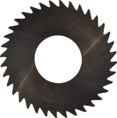 RobbJack - 1-1/4" Diam x 0.008" Blade Thickness x 1/2" Arbor Hole Diam, 36 Tooth Slitting and Slotting Saw - Arbor Connection, Right Hand, Uncoated, Solid Carbide, Concave Ground - Strong Tooling