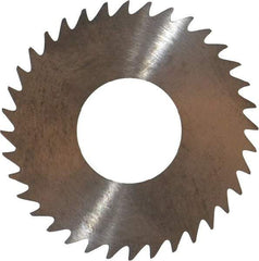 RobbJack - 1-1/4" Diam x 0.0156" Blade Thickness x 1/2" Arbor Hole Diam, 36 Tooth Slitting and Slotting Saw - Arbor Connection, Right Hand, Uncoated, Solid Carbide, Concave Ground - Strong Tooling