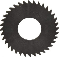 RobbJack - 1-1/4" Diam x 0.0468" Blade Thickness x 1/2" Arbor Hole Diam, 36 Tooth Slitting and Slotting Saw - Arbor Connection, Right Hand, Uncoated, Solid Carbide, Concave Ground - Strong Tooling