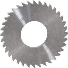 RobbJack - 1-1/4" Diam x 1/8" Blade Thickness x 1/2" Arbor Hole Diam, 36 Tooth Slitting and Slotting Saw - Arbor Connection, Right Hand, Uncoated, Solid Carbide, Concave Ground - Strong Tooling