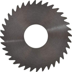 RobbJack - 1-1/2" Diam x 1/16" Blade Thickness x 1/2" Arbor Hole Diam, 36 Tooth Slitting and Slotting Saw - Arbor Connection, Right Hand, Uncoated, Solid Carbide, Concave Ground - Strong Tooling