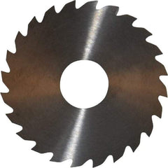 RobbJack - 1-3/4" Diam x 0.0312" Blade Thickness x 1/2" Arbor Hole Diam, 24 Tooth Slitting and Slotting Saw - Arbor Connection, Right Hand, Uncoated, Solid Carbide, Concave Ground - Strong Tooling