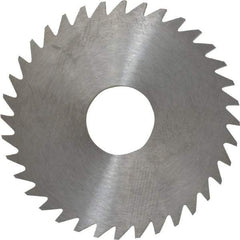 RobbJack - 1-3/4" Diam x 1/8" Blade Thickness x 1/2" Arbor Hole Diam, 36 Tooth Slitting and Slotting Saw - Arbor Connection, Right Hand, Uncoated, Solid Carbide, Concave Ground - Strong Tooling