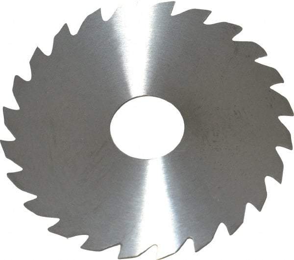 RobbJack - 2" Diam x 0.0312" Blade Thickness x 1/2" Arbor Hole Diam, 24 Tooth Slitting and Slotting Saw - Arbor Connection, Right Hand, Uncoated, Solid Carbide, Concave Ground - Strong Tooling