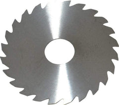 RobbJack - 2" Diam x 0.0312" Blade Thickness x 1/2" Arbor Hole Diam, 24 Tooth Slitting and Slotting Saw - Arbor Connection, Right Hand, Uncoated, Solid Carbide, Concave Ground - Strong Tooling