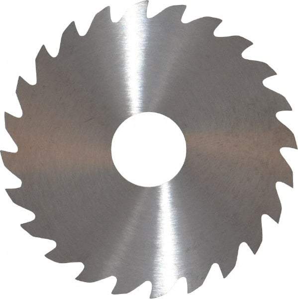 RobbJack - 2" Diam x 0.04" Blade Thickness x 1/2" Arbor Hole Diam, 24 Tooth Slitting and Slotting Saw - Arbor Connection, Right Hand, Uncoated, Solid Carbide, Concave Ground - Strong Tooling