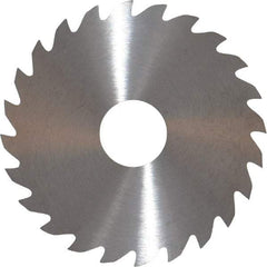 RobbJack - 2" Diam x 0.04" Blade Thickness x 1/2" Arbor Hole Diam, 24 Tooth Slitting and Slotting Saw - Arbor Connection, Right Hand, Uncoated, Solid Carbide, Concave Ground - Strong Tooling