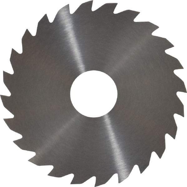 RobbJack - 2" Diam x 0.0468" Blade Thickness x 1/2" Arbor Hole Diam, 24 Tooth Slitting and Slotting Saw - Arbor Connection, Right Hand, Uncoated, Solid Carbide, Concave Ground - Strong Tooling