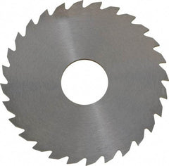 RobbJack - 2-1/4" Diam x 0.0781" Blade Thickness x 5/8" Arbor Hole Diam, 28 Tooth Slitting and Slotting Saw - Arbor Connection, Right Hand, Uncoated, Solid Carbide, Concave Ground - Strong Tooling