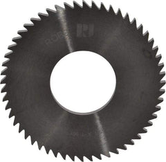 RobbJack - 2-1/2" Diam x 1/8" Blade Thickness x 1" Arbor Hole Diam, 56 Tooth Slitting and Slotting Saw - Arbor Connection, Right Hand, Uncoated, Solid Carbide, Concave Ground - Strong Tooling