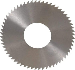 RobbJack - 2-3/4" Diam x 0.0468" Blade Thickness x 1" Arbor Hole Diam, 60 Tooth Slitting and Slotting Saw - Arbor Connection, Right Hand, Uncoated, Solid Carbide, Concave Ground - Strong Tooling