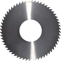 RobbJack - 2-3/4" Diam x 1/16" Blade Thickness x 1" Arbor Hole Diam, 60 Tooth Slitting and Slotting Saw - Arbor Connection, Right Hand, Uncoated, Solid Carbide, Concave Ground - Strong Tooling