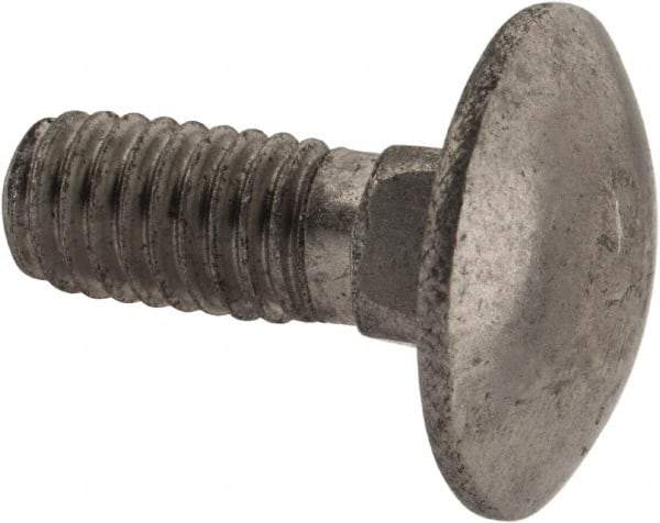 Value Collection - M6x1 16mm Length Under Head, Standard Square Neck, Carriage Bolt - Austenitic Grade A2 Stainless Steel, - Strong Tooling