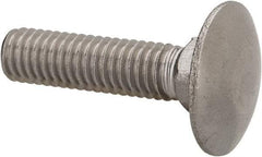 Value Collection - M6x1 25mm Length Under Head, Standard Square Neck, Carriage Bolt - Austenitic Grade A2 Stainless Steel, - Strong Tooling