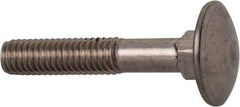 Value Collection - M6x1 35mm Length Under Head, Standard Square Neck, Carriage Bolt - Austenitic Grade A2 Stainless Steel, - Strong Tooling