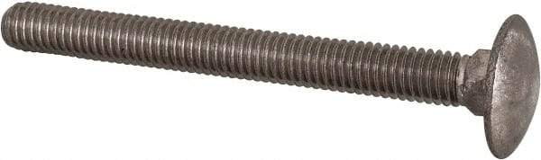 Value Collection - M6x1 60mm Length Under Head, Standard Square Neck, Carriage Bolt - Austenitic Grade A2 Stainless Steel, - Strong Tooling