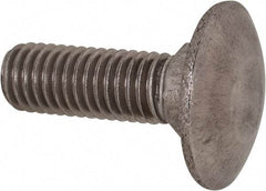 Value Collection - M8x1.25 25mm Length Under Head, Standard Square Neck, Carriage Bolt - Austenitic Grade A2 Stainless Steel, - Strong Tooling