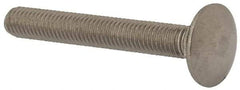 Value Collection - M8x1.25 60mm Length Under Head, Standard Square Neck, Carriage Bolt - Austenitic Grade A2 Stainless Steel, - Strong Tooling