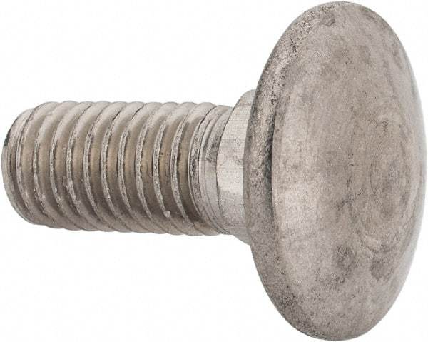 Value Collection - M10x1.5 25mm Length Under Head, Standard Square Neck, Carriage Bolt - Austenitic Grade A2 Stainless Steel, - Strong Tooling