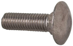 Value Collection - M10x1.5 35mm Length Under Head, Standard Square Neck, Carriage Bolt - Austenitic Grade A2 Stainless Steel, - Strong Tooling