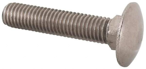 Value Collection - M10x1.5 50mm Length Under Head, Standard Square Neck, Carriage Bolt - Austenitic Grade A2 Stainless Steel, - Strong Tooling