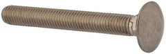 Value Collection - M10x1.5 80mm Length Under Head, Standard Square Neck, Carriage Bolt - Austenitic Grade A2 Stainless Steel, - Strong Tooling