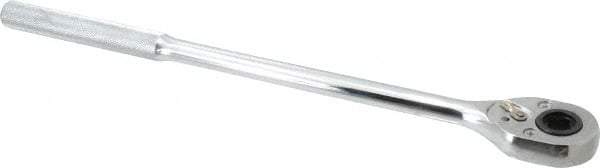 Proto - 1/2" Drive Pear Head Female Drive Ratchet - Chrome Finish, 16" OAL, 24 Gear Teeth, Standard Head - Strong Tooling