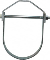 Empire - 6" Pipe, 3/4" Rod, Carbon Steel Adjustable Clevis Hanger - Electro Galvanized - Strong Tooling