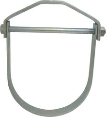 Empire - 10" Pipe, 7/8" Rod, Carbon Steel Adjustable Clevis Hanger - Electro Galvanized - Strong Tooling