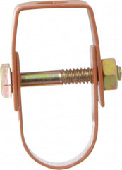 Empire - 3/4" Pipe, 3/8" Rod, Carbon Steel Adjustable Clevis Hanger - Copper Plated - Strong Tooling