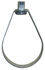 Empire - 2-1/2" Pipe, 1/2" Rod, Carbon Steel Emlok Swivel Ring Hanger - Pre-Galvanized, 600 Lb Capacity - Strong Tooling