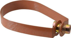 Empire - 2" Pipe, 3/8" Rod, Carbon Steel Emlok Swivel Ring Hanger - Copper Plated, 600 Lb Capacity - Strong Tooling