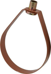 Empire - 4" Pipe, 5/8" Rod, Carbon Steel Emlok Swivel Ring Hanger - Copper Plated, 1,250 Lb Capacity - Strong Tooling