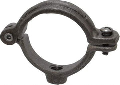 Empire - 1-1/4" Pipe, 3/8" Rod, Malleable Iron Split Ring Hanger - Black, 180 Lb Capacity - Strong Tooling