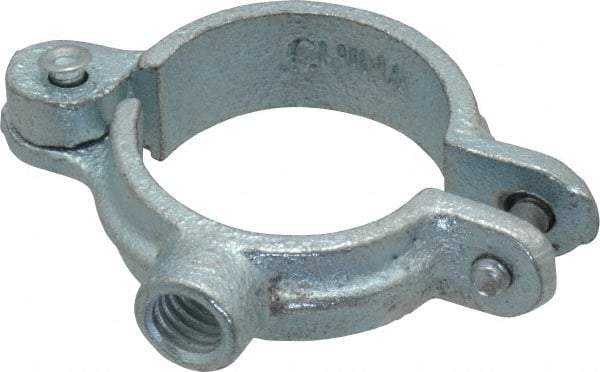 Empire - 1" Pipe, 3/8" Rod, Malleable Iron Split Ring Hanger - Electro Galvanized, 180 Lb Capacity - Strong Tooling