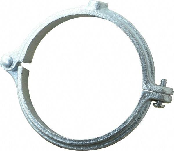 Empire - 4" Pipe, 1/2" Rod, Malleable Iron Split Ring Hanger - Electro Galvanized - Strong Tooling