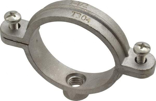 Empire - 1-1/2" Pipe, 3/8" Rod, Grade 304 Stainless Steel Split Ring Hanger - Strong Tooling