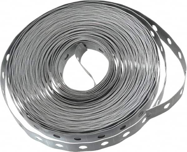 Empire - 50' x 3/4" Pre-Galvanized Carbon Steel Hanger Strapping - 22 Gauge - Strong Tooling