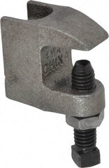 Empire - 3/4" Max Flange Thickness, 1/2" Rod Top Beam Clamp - 470 Lb Capacity, Ductile Iron - Strong Tooling