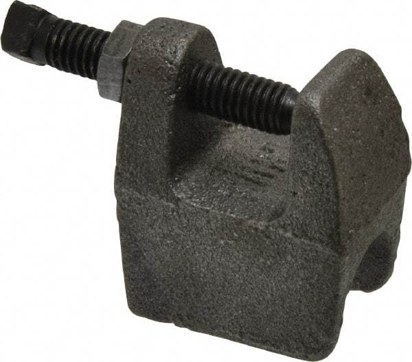 Empire - 3/4" Max Flange Thickness, 5/8" Rod Top Beam Clamp - 550 Lb Capacity, Ductile Iron - Strong Tooling