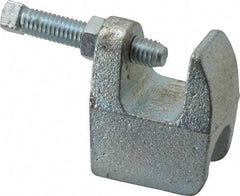 Empire - 3/4" Max Flange Thickness, 5/8" Rod Top Beam Clamp - 550 Lb Capacity, Ductile Iron - Strong Tooling