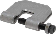 Empire - 3/4" Max Flange Thickness, 3/8" Rod C-Clamp with Locknut - 400 Lb Capacity, Carbon Steel - Strong Tooling