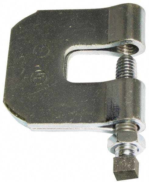 Empire - 3/4" Max Flange Thickness, 3/4" Rod C-Clamp with Locknut - 630 Lb Capacity, Carbon Steel - Strong Tooling